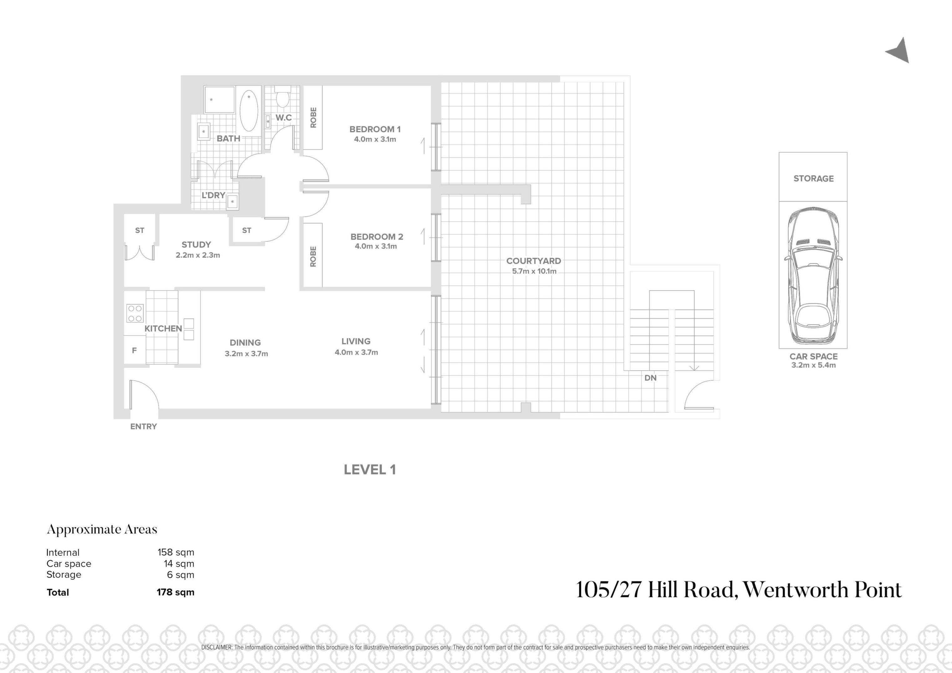 105/27 Hill Road, Wentworth Point Sold by Chidiac Realty - floorplan