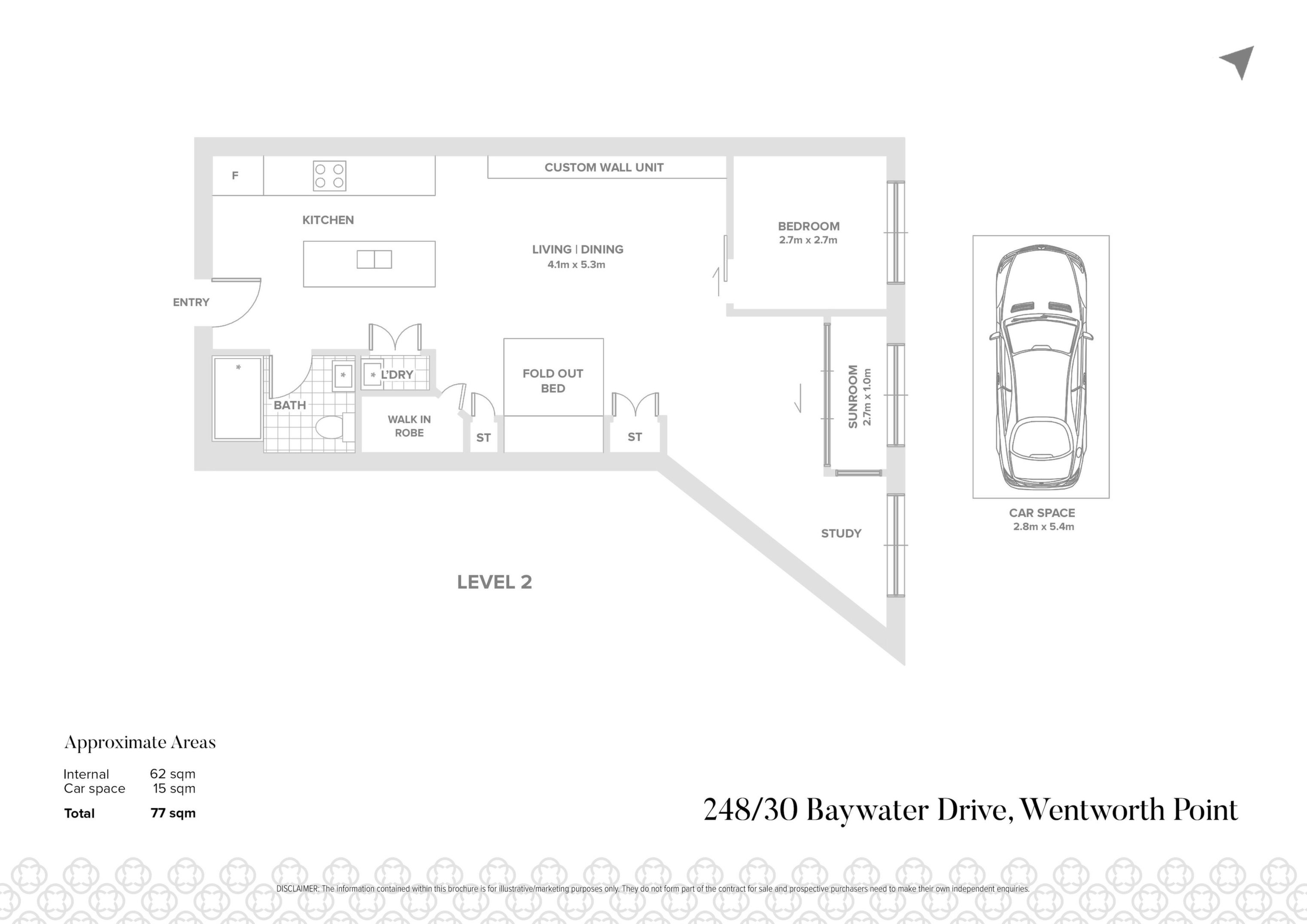 248/30 Baywater Drive, Wentworth Point Sold by Chidiac Realty - floorplan