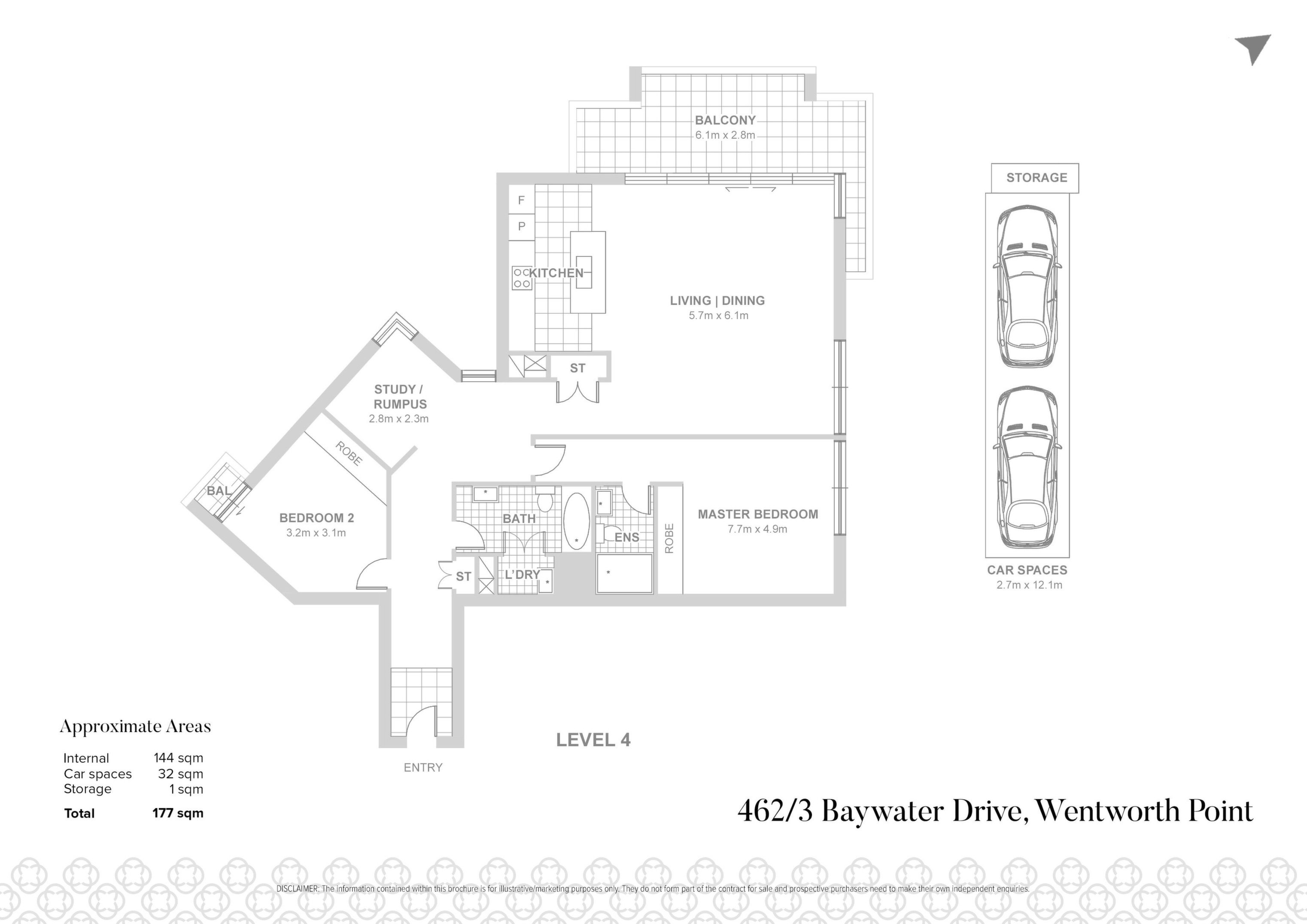 462/3 Baywater Drive, Wentworth Point Sold by Chidiac Realty - floorplan