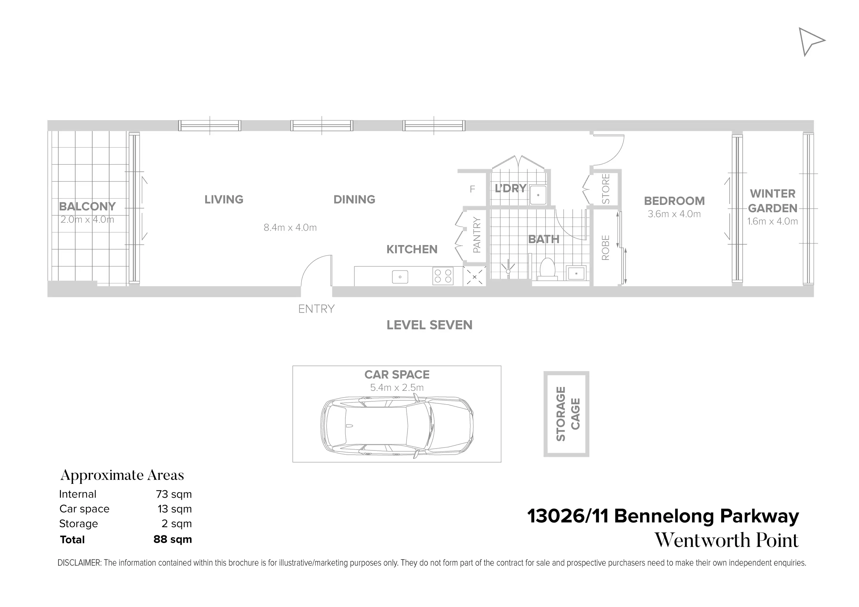 13026/11 Bennelong Parkway, Wentworth Point Sold by Chidiac Realty - floorplan