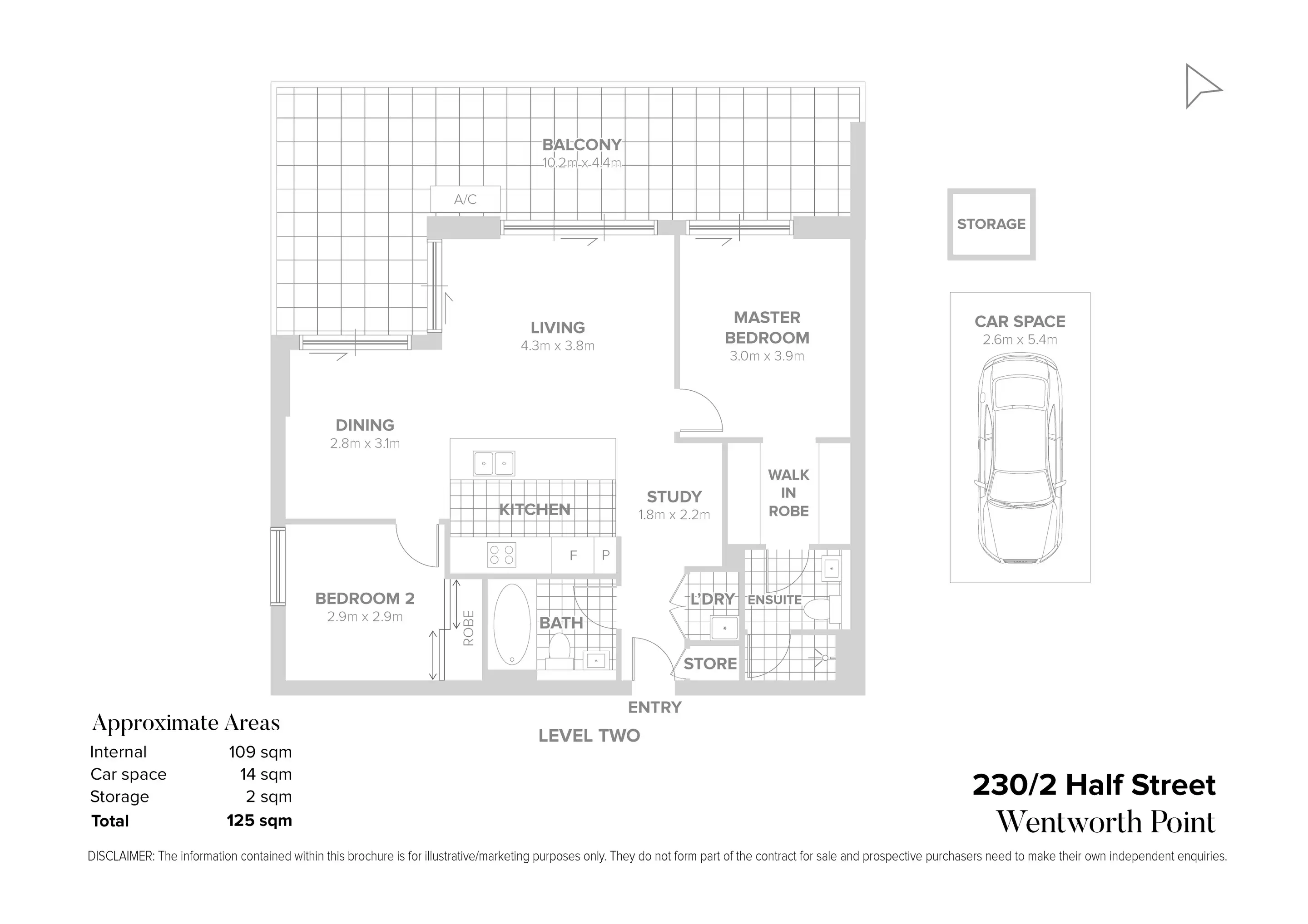 230/2 Half St, Wentworth Point Sold by Chidiac Realty - floorplan