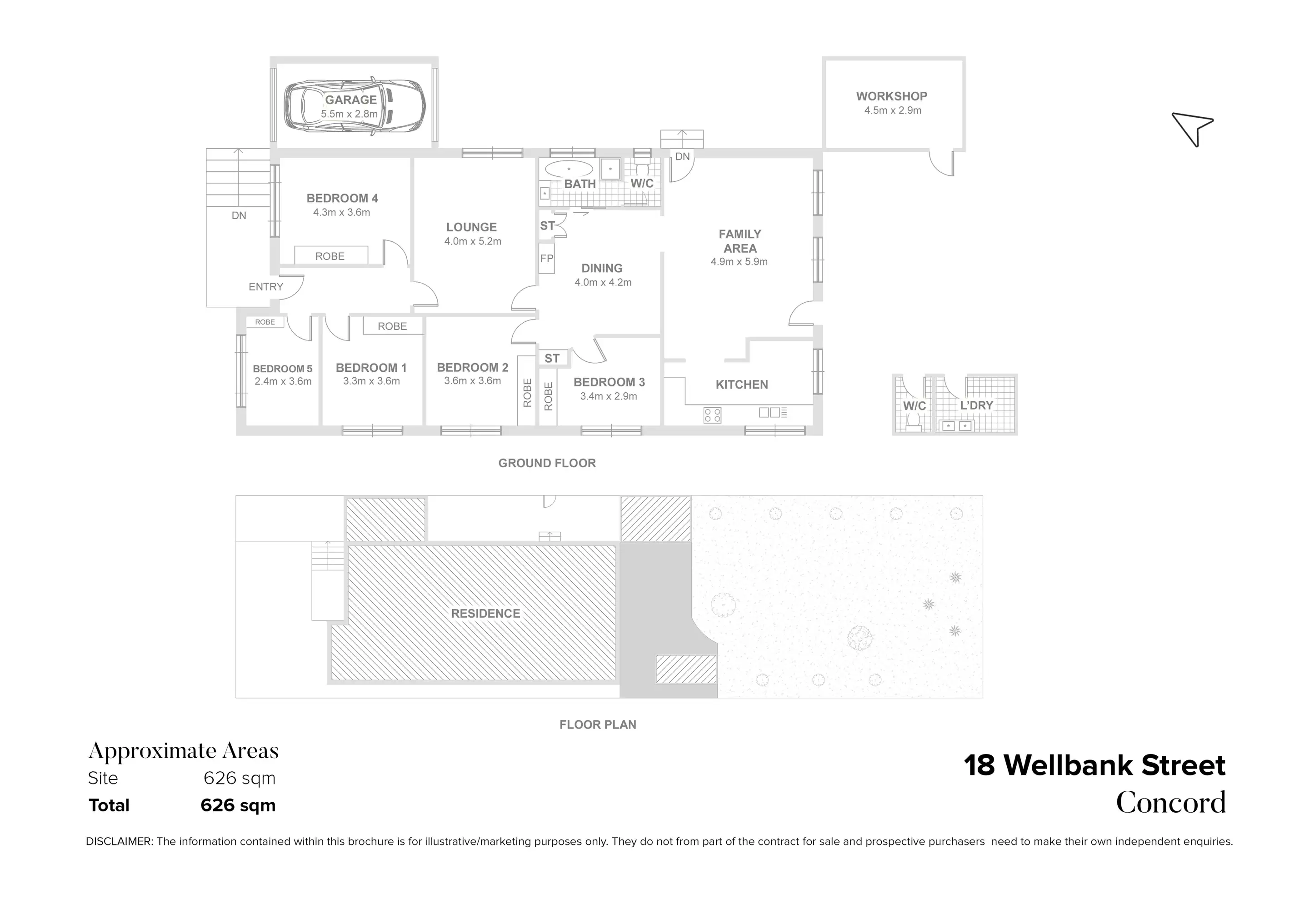 18 Wellbank Street, Concord Leased by Chidiac Realty - floorplan