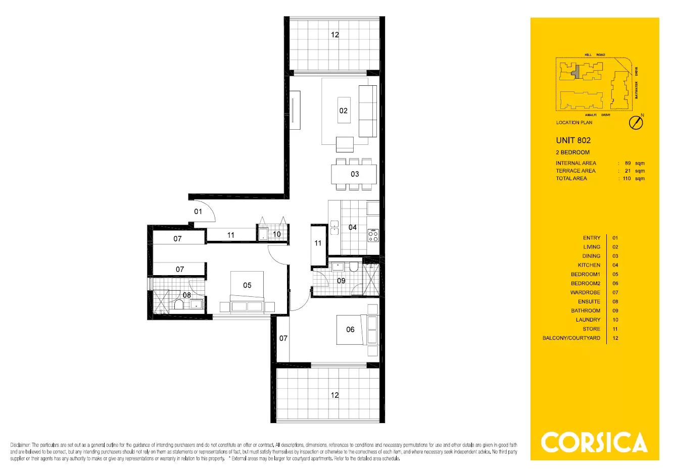 802/25 Hill Road, Wentworth Point Leased by Chidiac Realty - floorplan