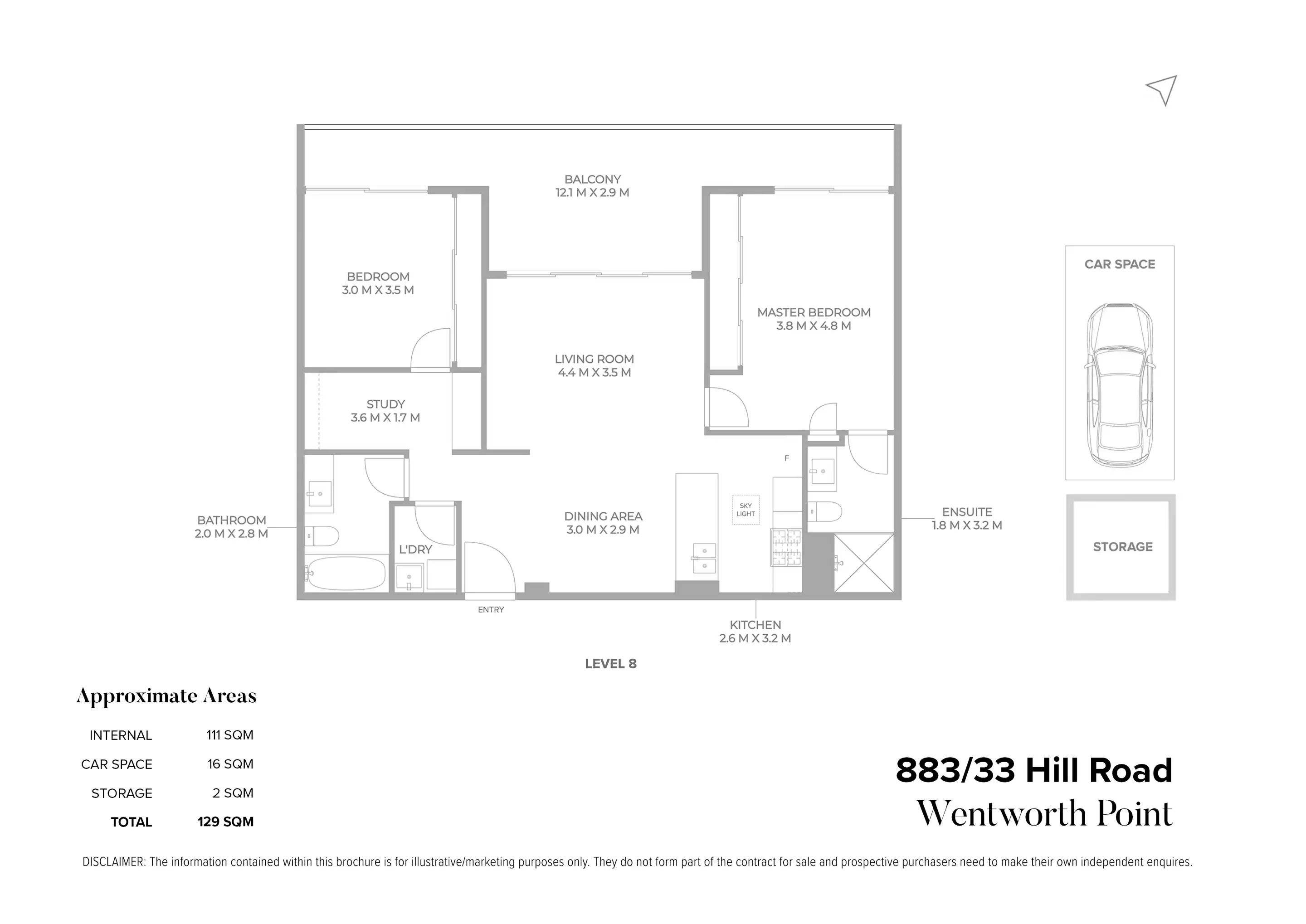 883/33 Hill Road, Wentworth Point Sold by Chidiac Realty - floorplan