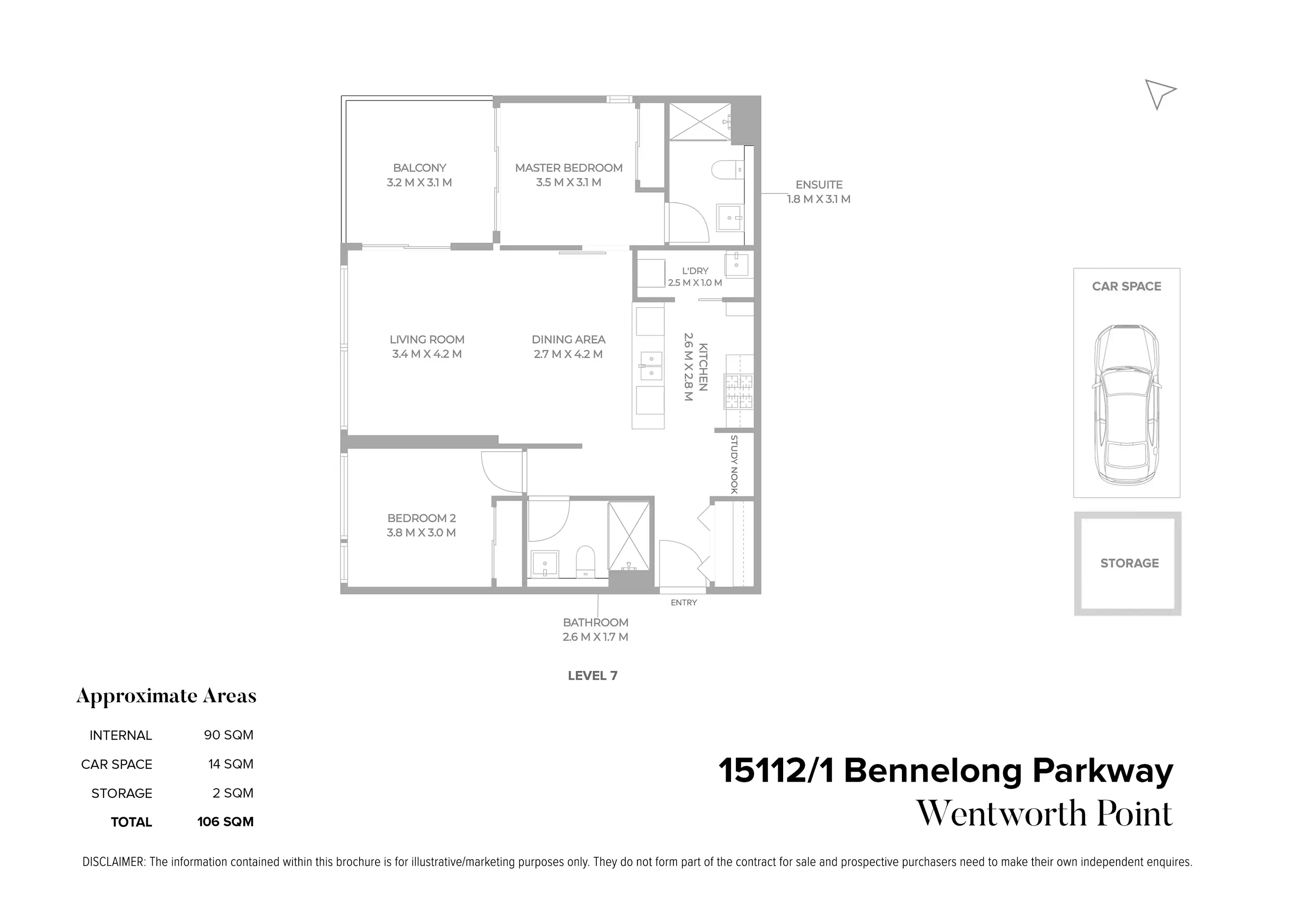 15112/1 Bennelong Parkway, Wentworth Point Sold by Chidiac Realty - floorplan