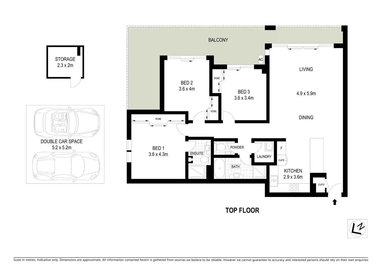 806/37 Amalfi Drive, Wentworth Point Leased by Chidiac Realty - floorplan