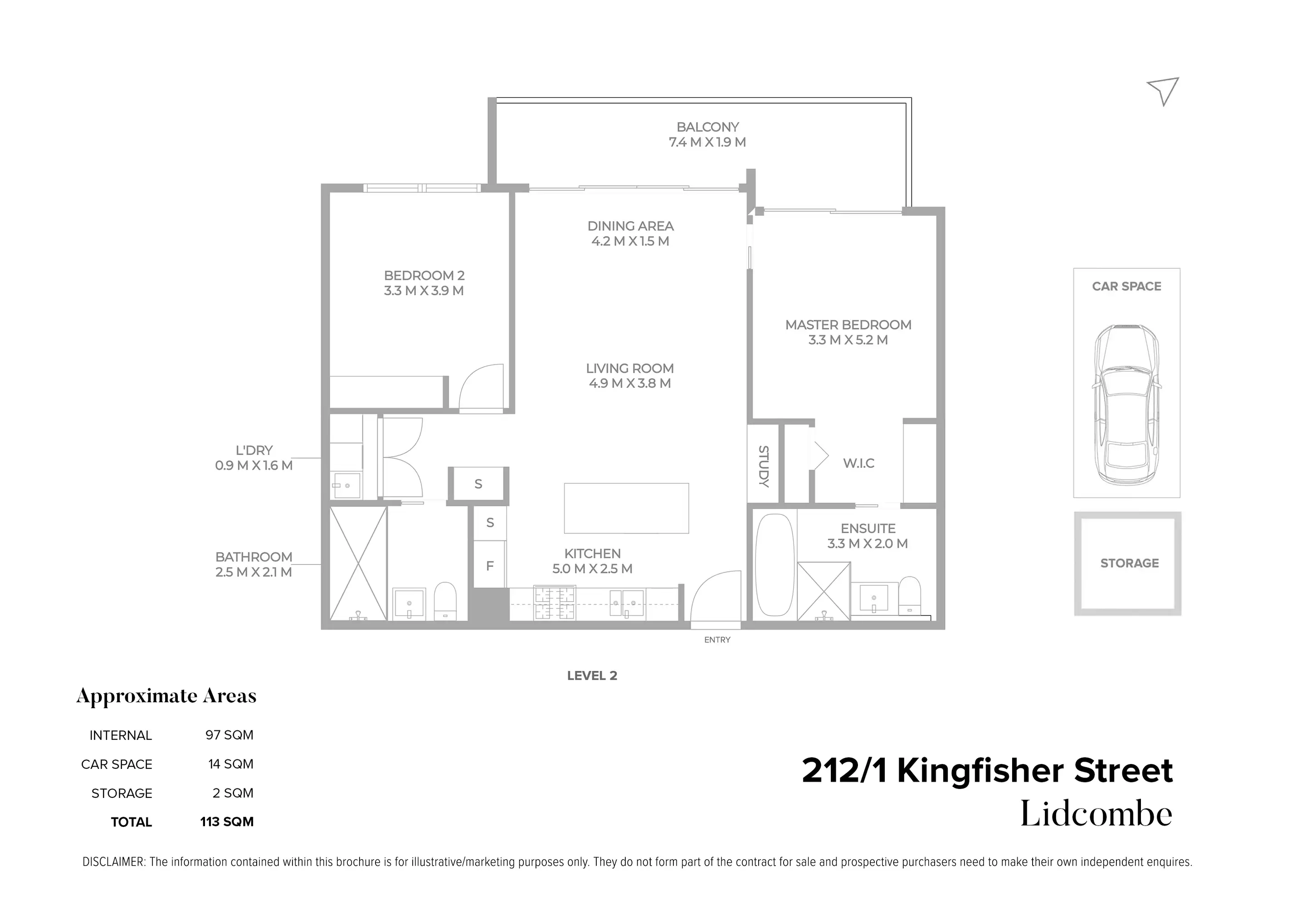 212/1 Kingfisher Street, Lidcombe Sold by Chidiac Realty - floorplan