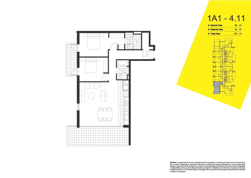65/50 Walker Street, Rhodes Leased by Chidiac Realty - floorplan