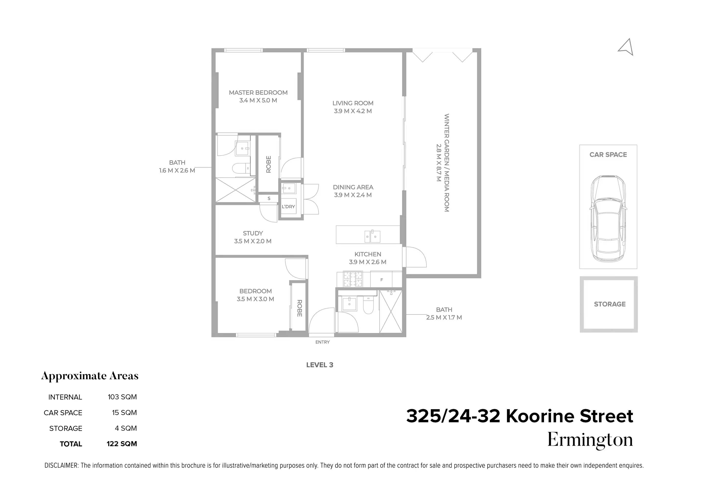 325/24-32 Koorine Street, Ermington Sold by Chidiac Realty - floorplan