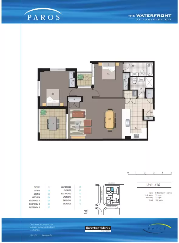 416/21 Hill Road, Wentworth Point Leased by Chidiac Realty - floorplan