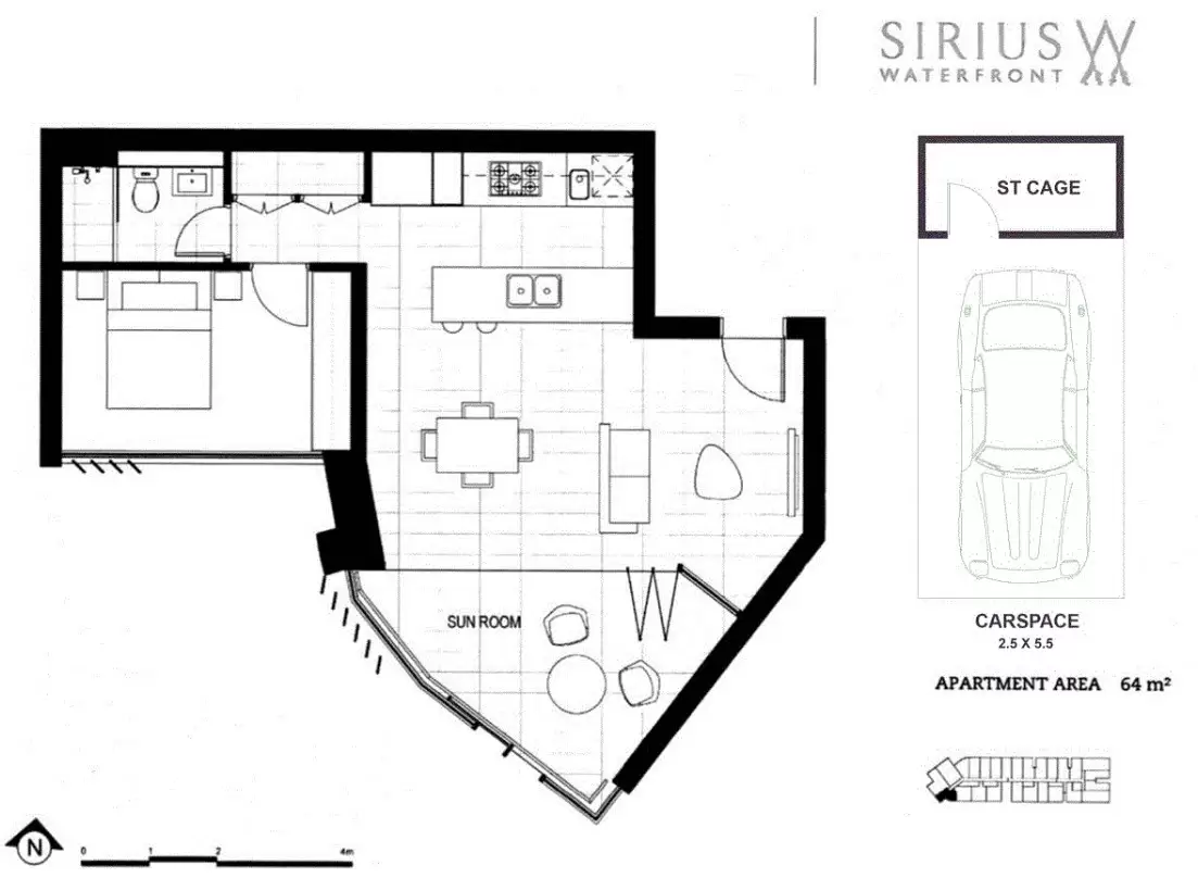 1011/26 Footbridge Boulevard, Wentworth Point Leased by Chidiac Realty - floorplan