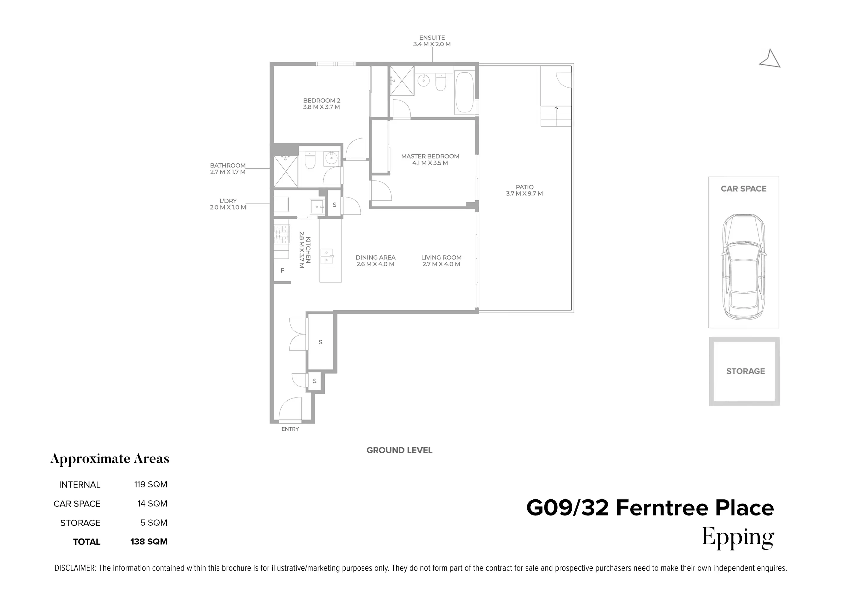 G09/32-34 Ferntree Place, Epping Sold by Chidiac Realty - floorplan