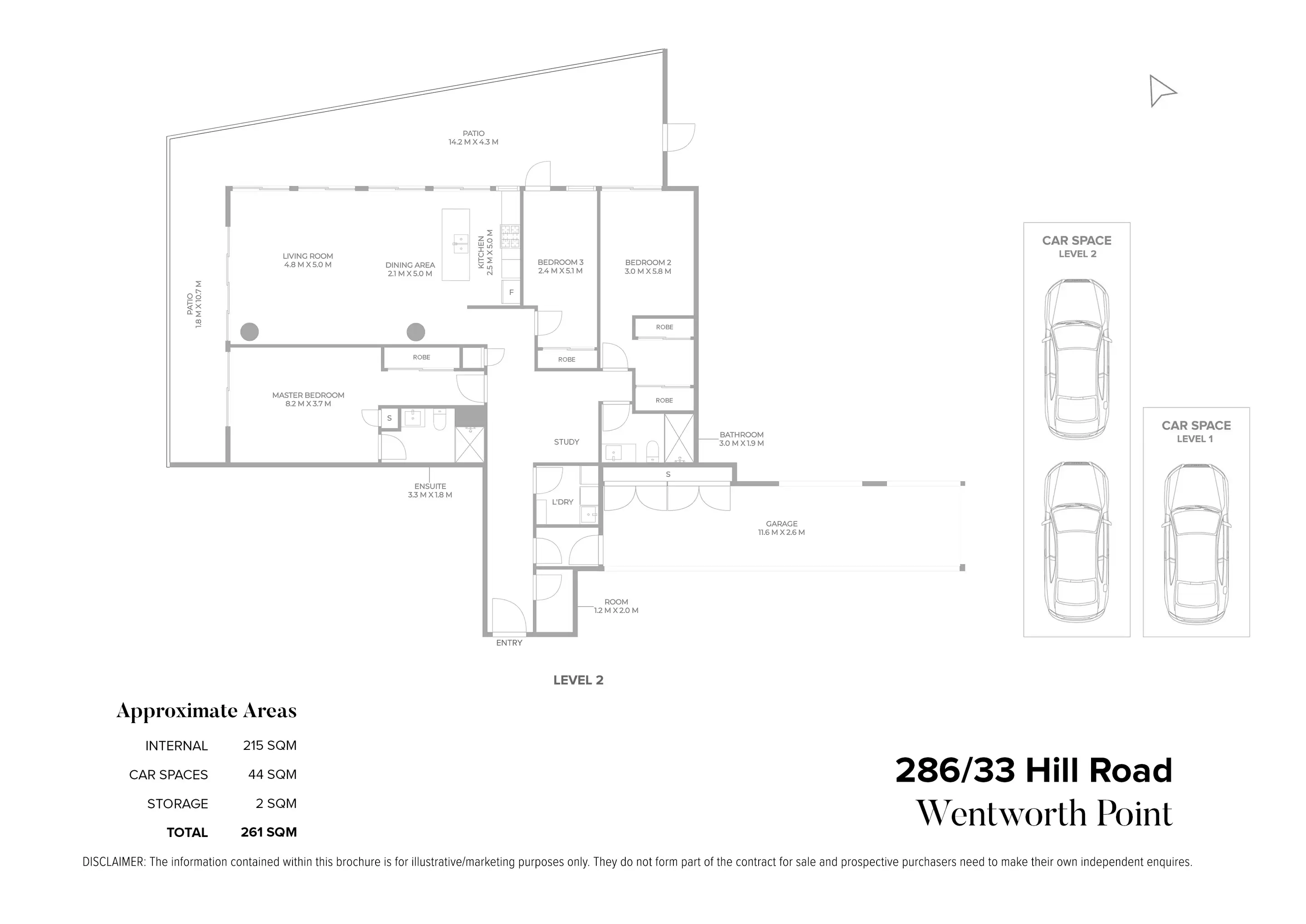 286/33 Hill Road, Wentworth Point Sold by Chidiac Realty - floorplan