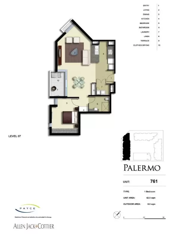 761/3 Baywater Drive, Wentworth Point Leased by Chidiac Realty - floorplan