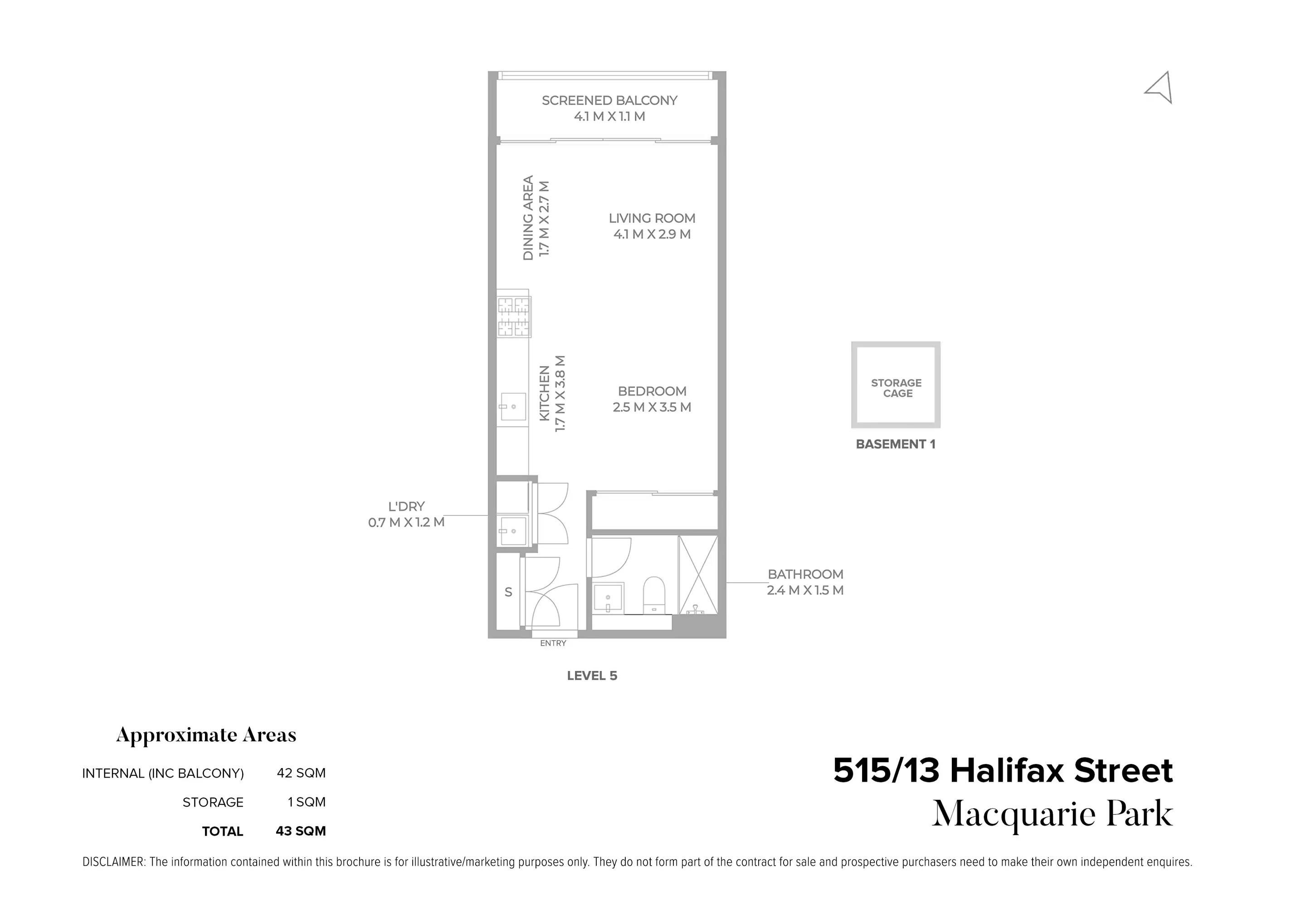 515/13 Halifax Street, Macquarie Park Sold by Chidiac Realty - floorplan