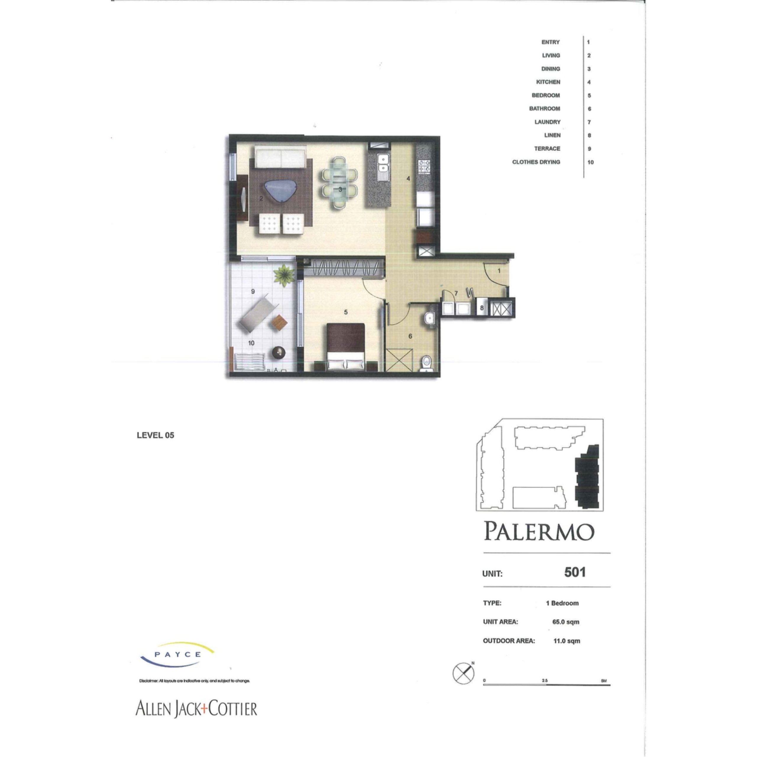 501/4 Nuvolari Place, Wentworth Point Leased by Chidiac Realty - floorplan