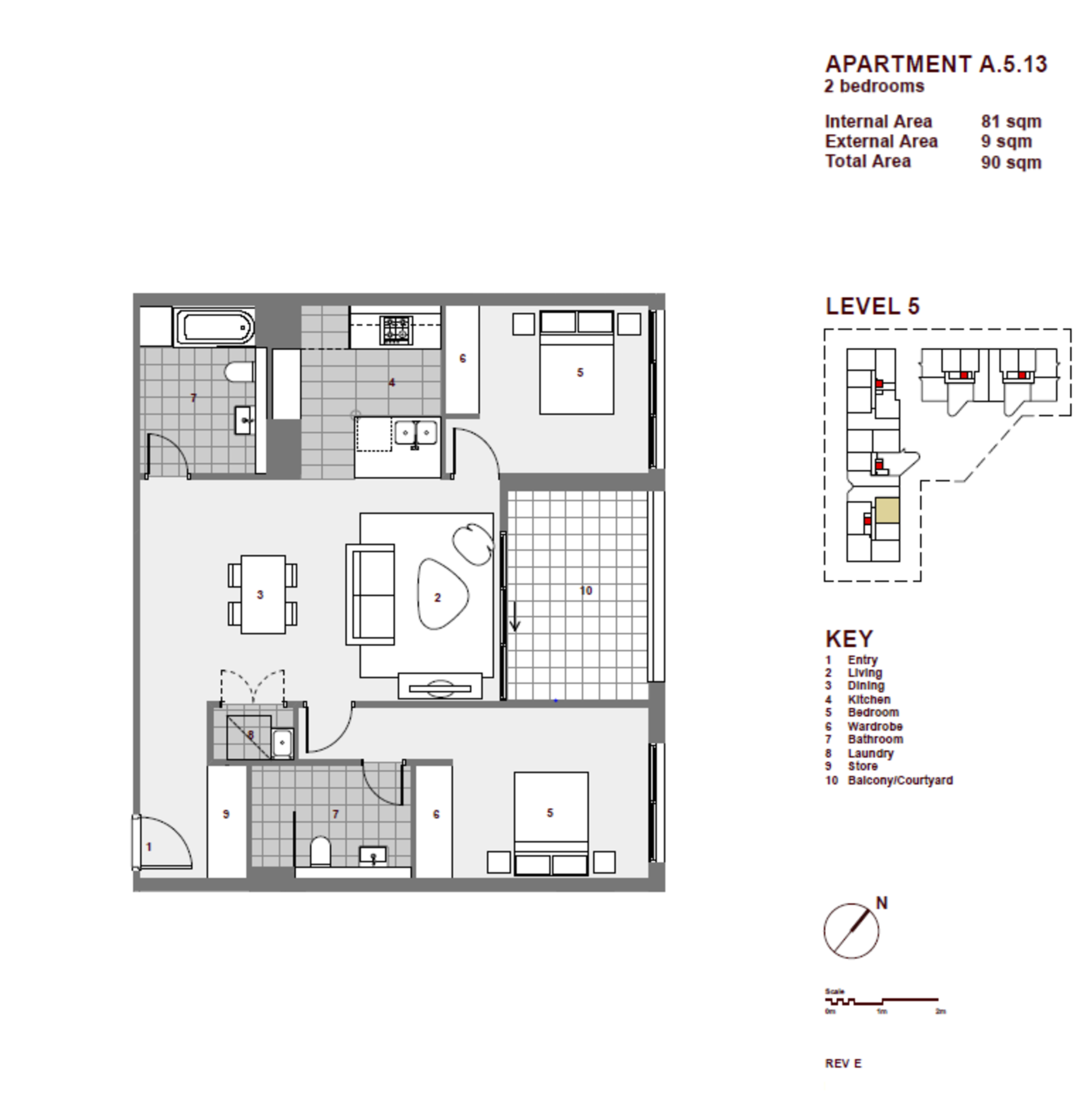 513/19 Baywater Drive, Wentworth Point Leased by Chidiac Realty - floorplan