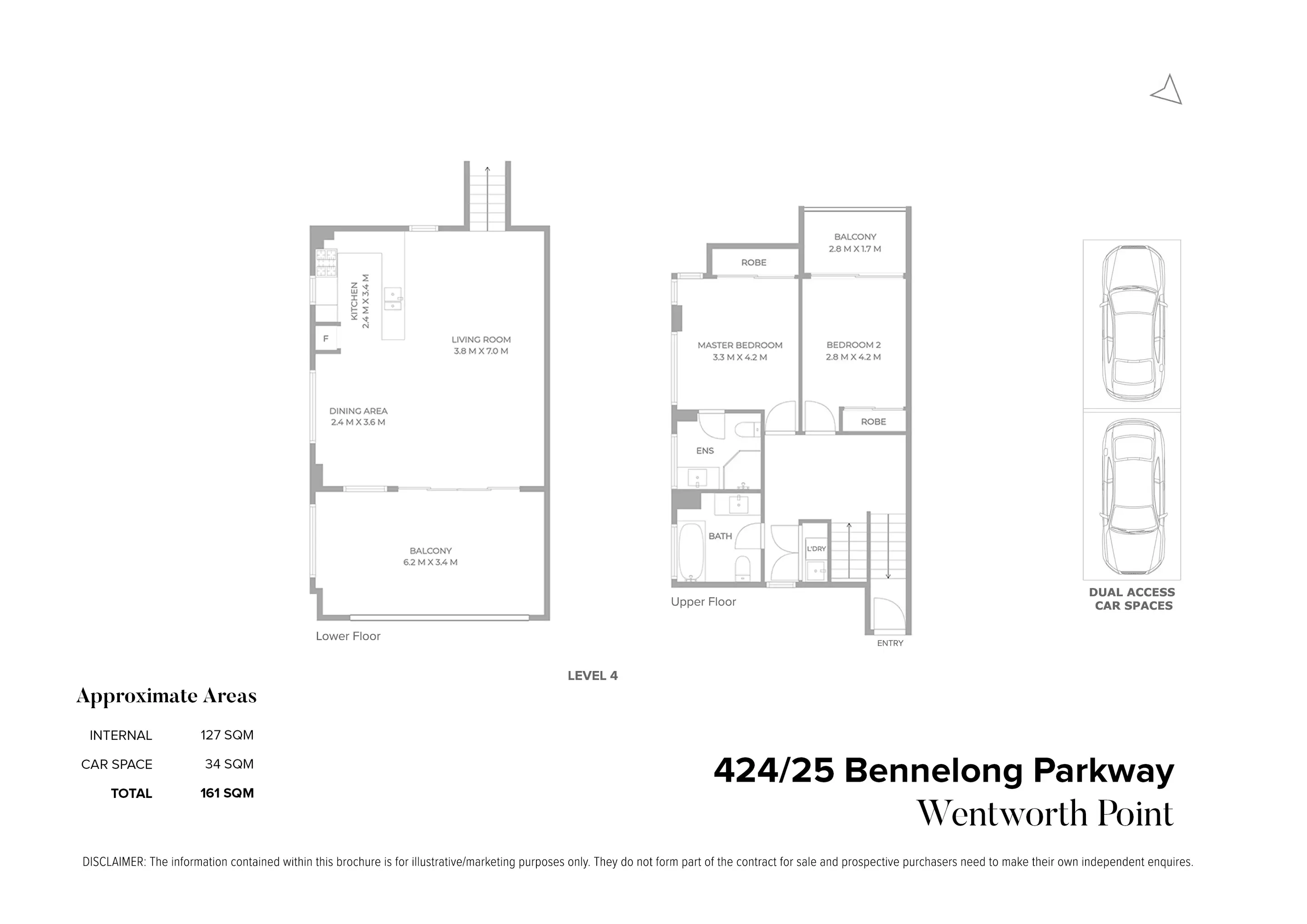 424/25 Bennelong Parkway, Wentworth Point Sold by Chidiac Realty - floorplan