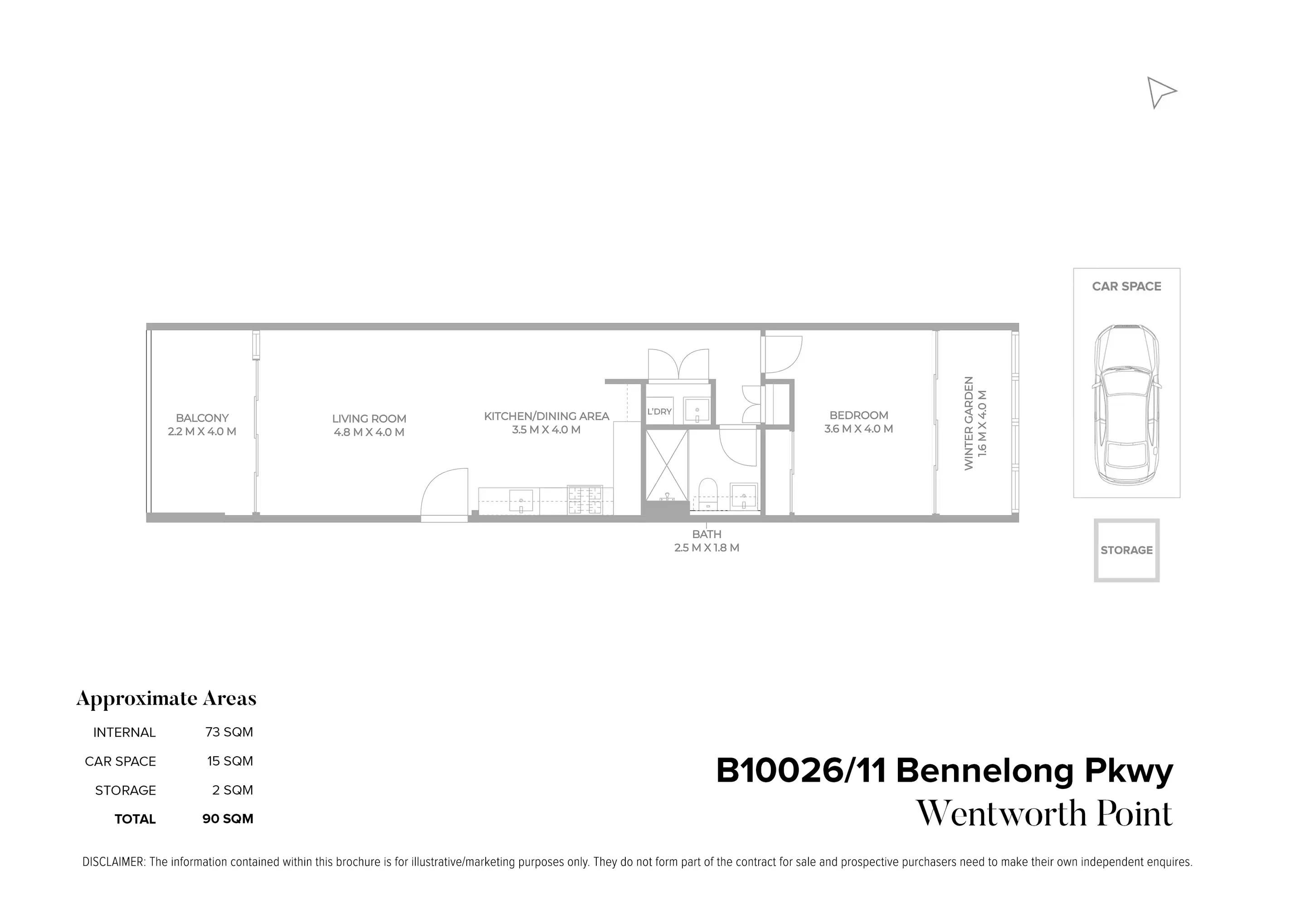 10026/11 Bennelong Parkway, Wentworth Point Leased by Chidiac Realty - floorplan