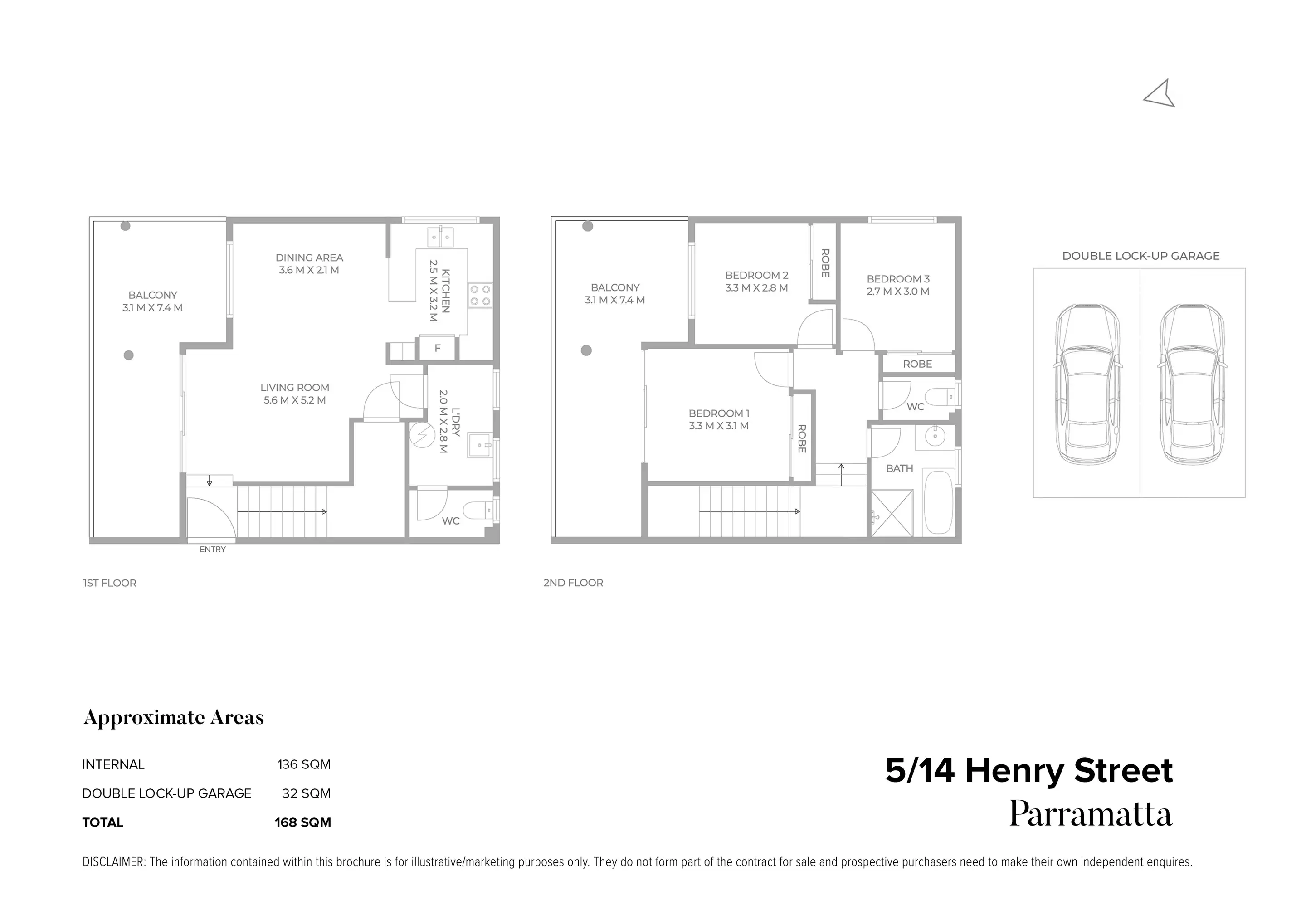 5/14 Henry Street, Parramatta Sold by Chidiac Realty - floorplan