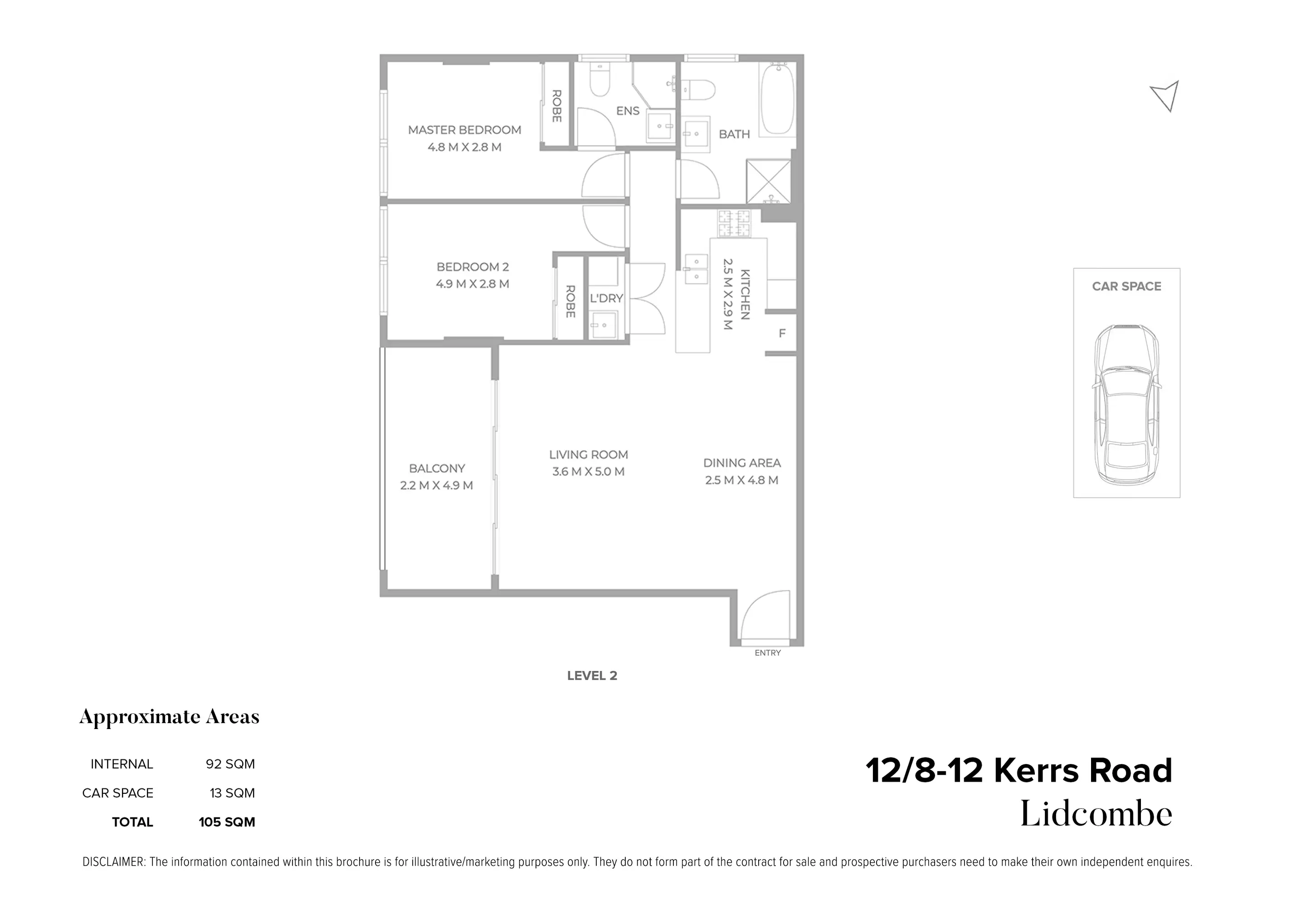 12/8-12 Kerrs Road, Lidcombe Sold by Chidiac Realty - floorplan