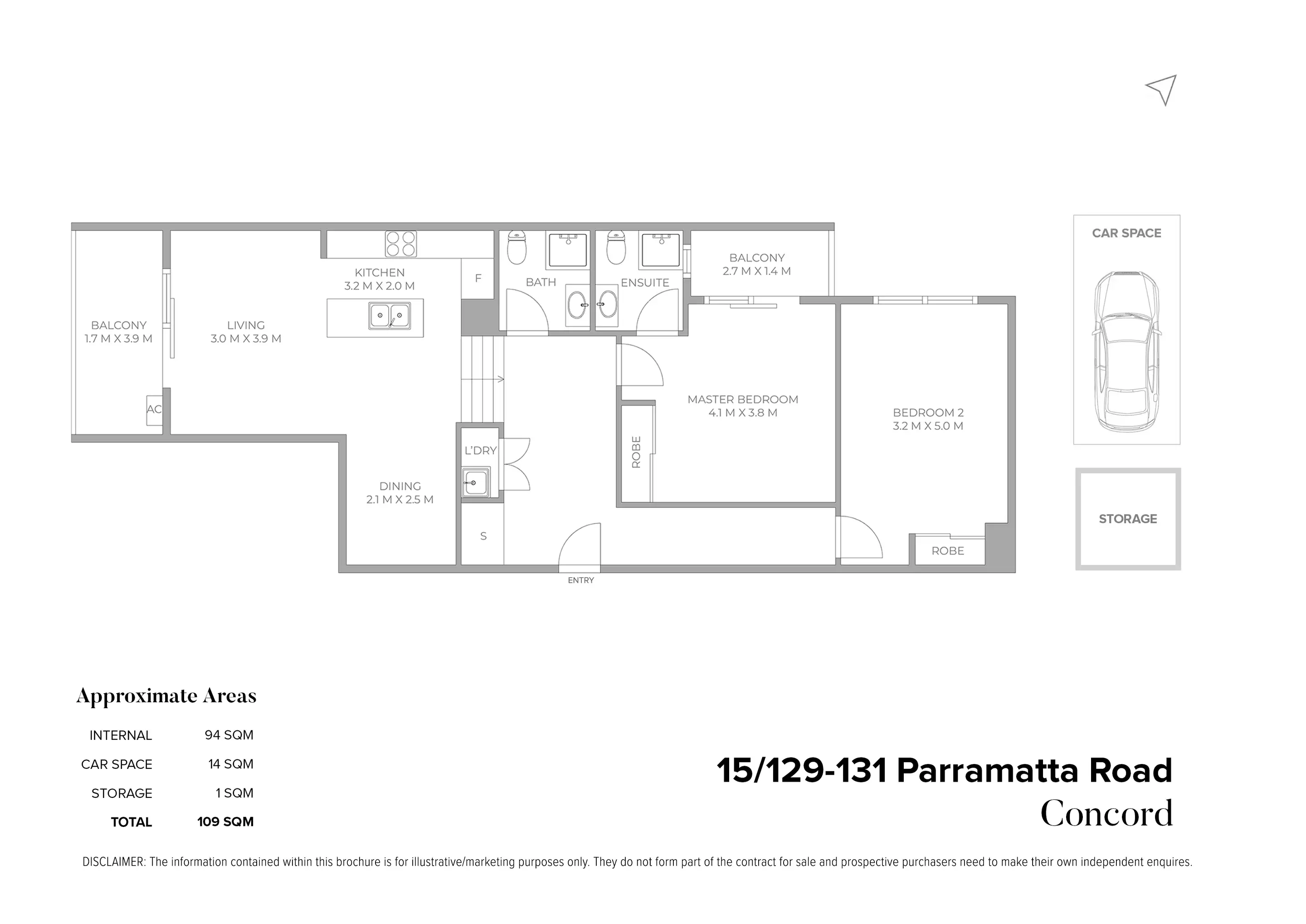 15/129-131 Parramatta Road, Concord Sold by Chidiac Realty - floorplan