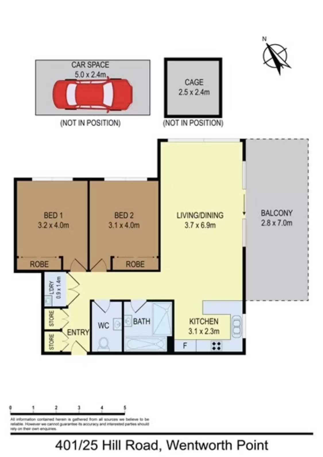401/25 Hill Road, Wentworth Point Leased by Chidiac Realty - floorplan
