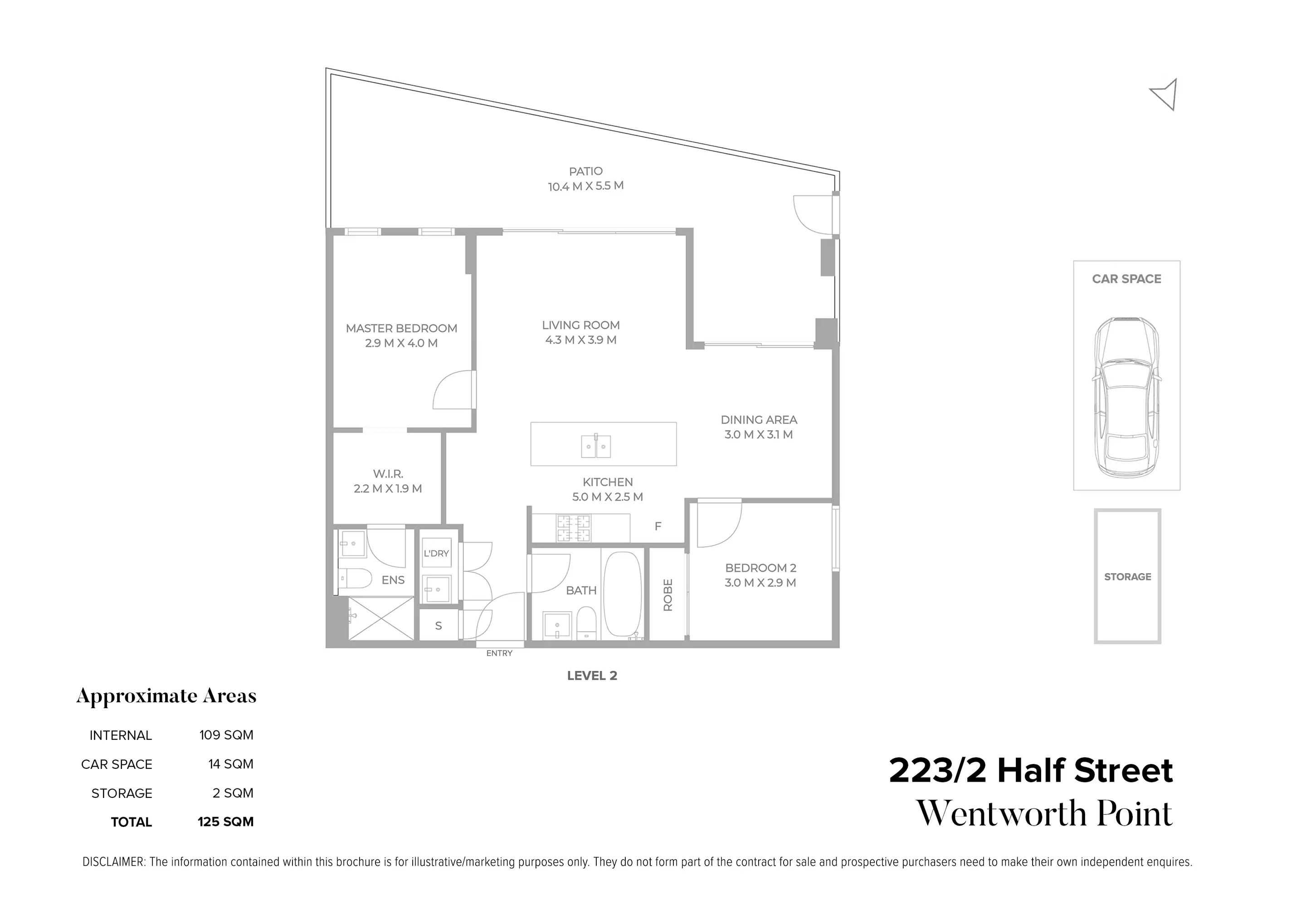 223/2 Half Street, Wentworth Point Sold by Chidiac Realty - floorplan