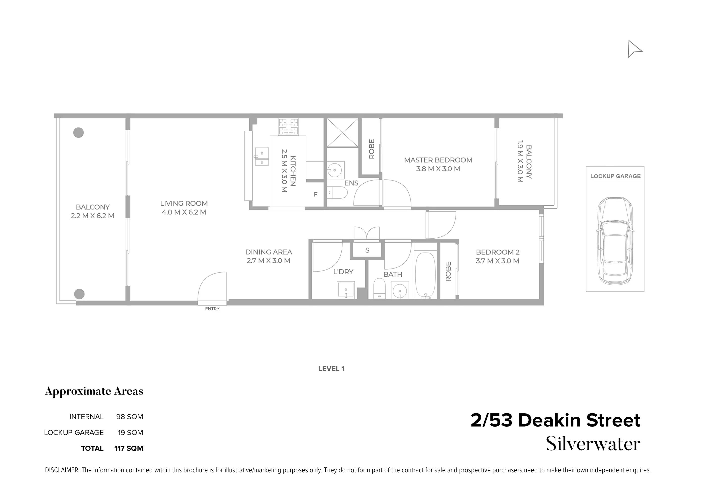 2/53 Deakin Street, Silverwater Sold by Chidiac Realty - floorplan