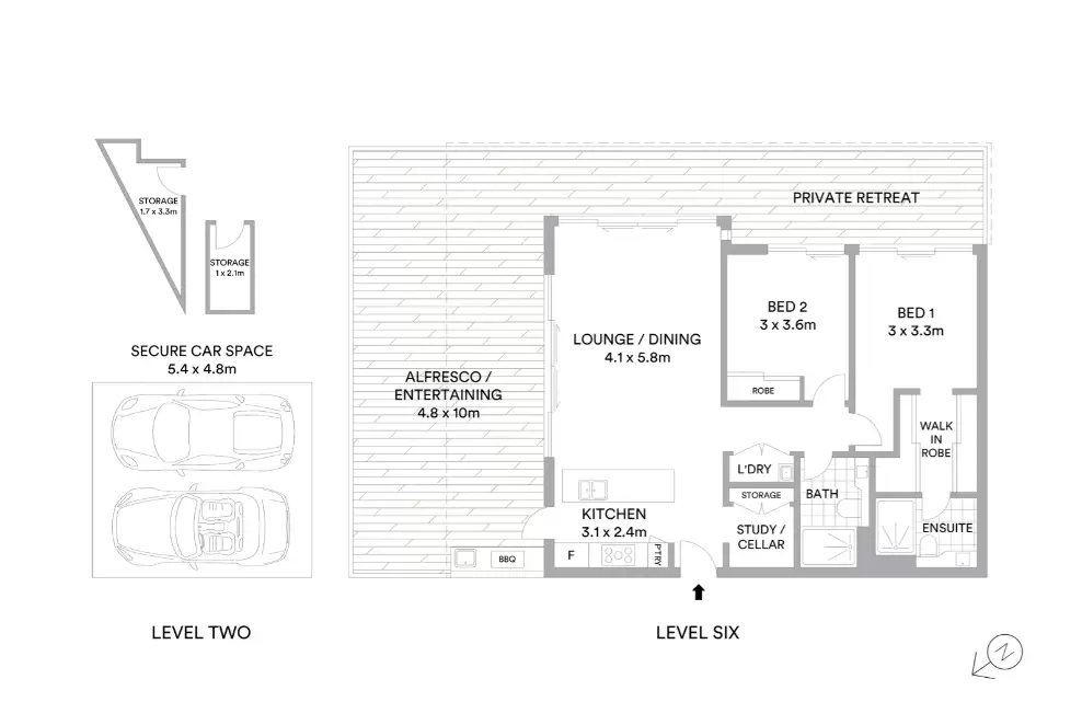 605/1A Burroway Road, Wentworth Point Leased by Chidiac Realty - floorplan
