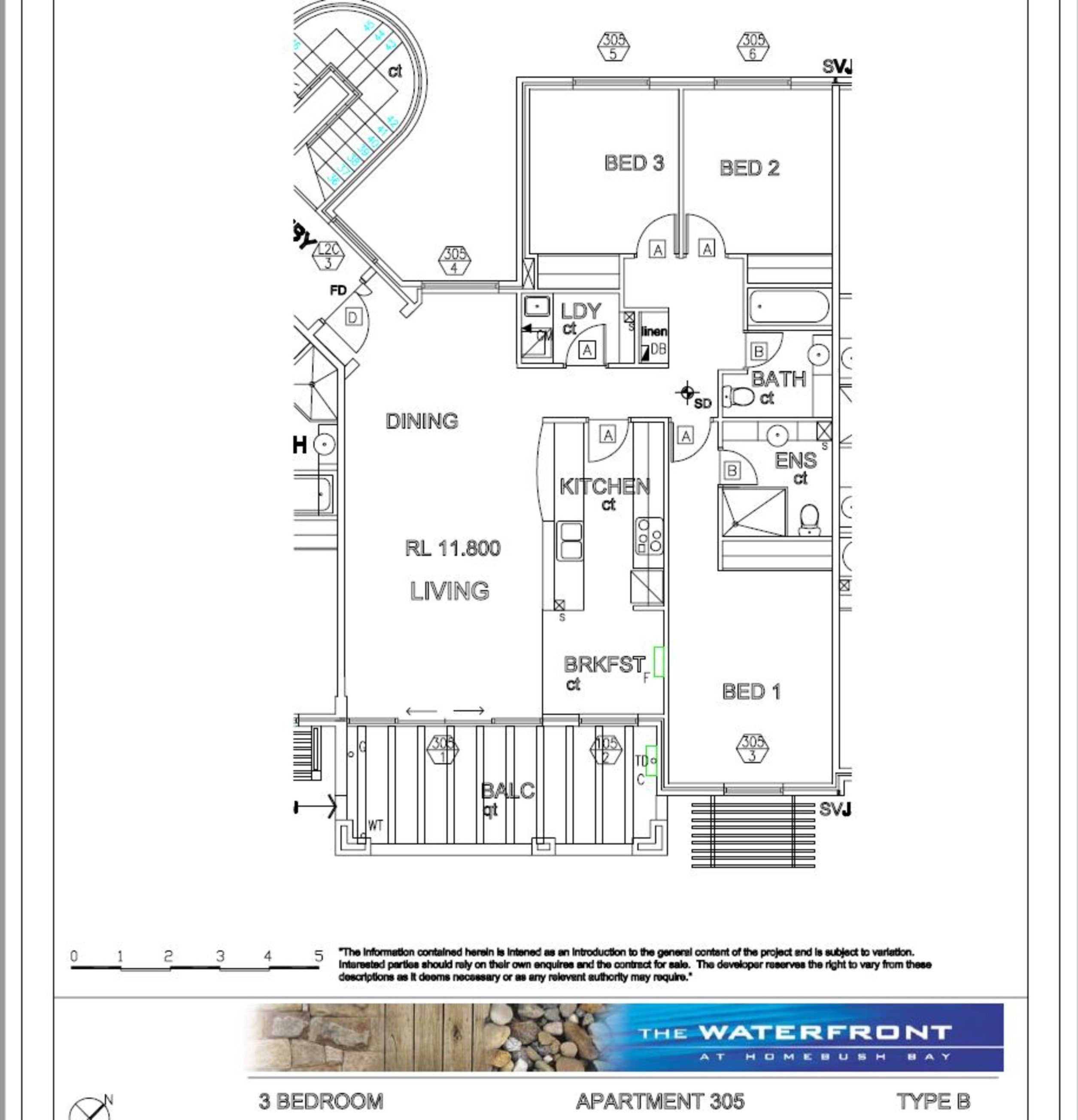 305/5 Stromboli Strait, Wentworth Point Leased by Chidiac Realty - floorplan