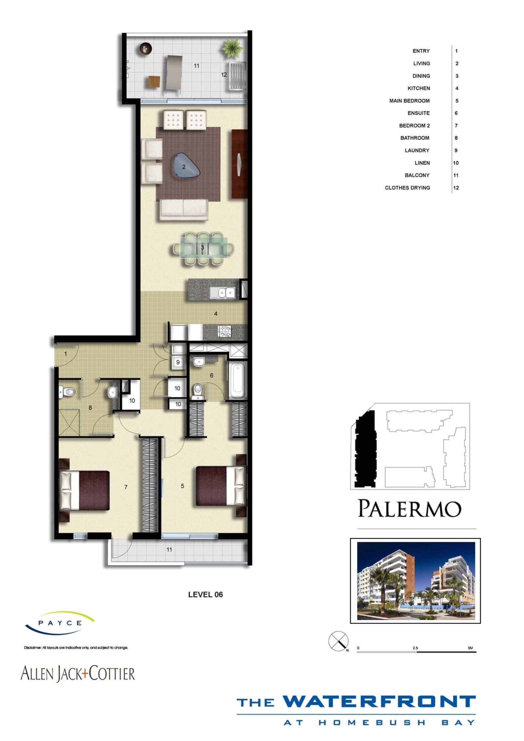 653/5 Baywater Drive, Wentworth Point Leased by Chidiac Realty - floorplan