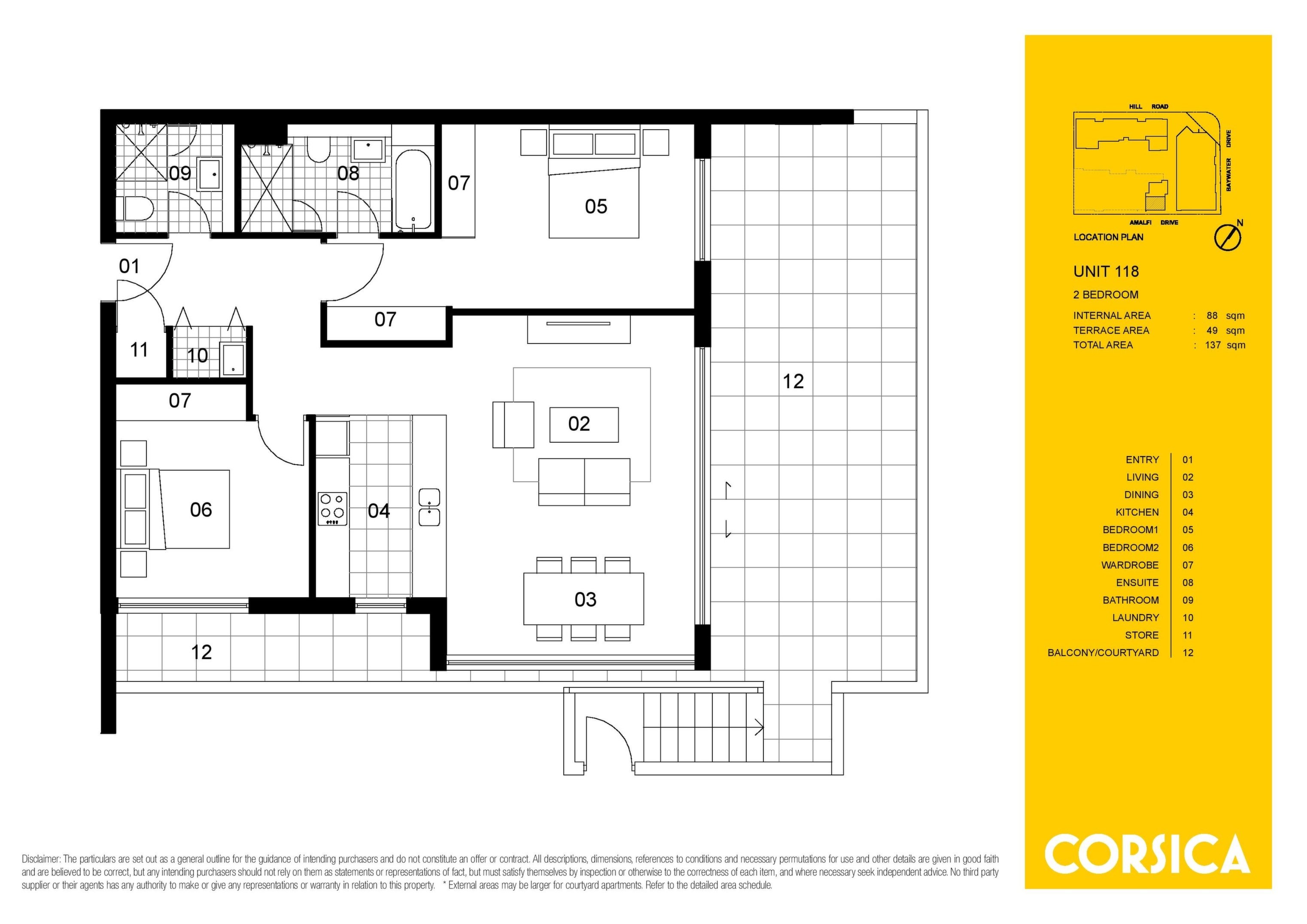 118/45 Amalfi Drive, Wentworth Point Leased by Chidiac Realty - floorplan