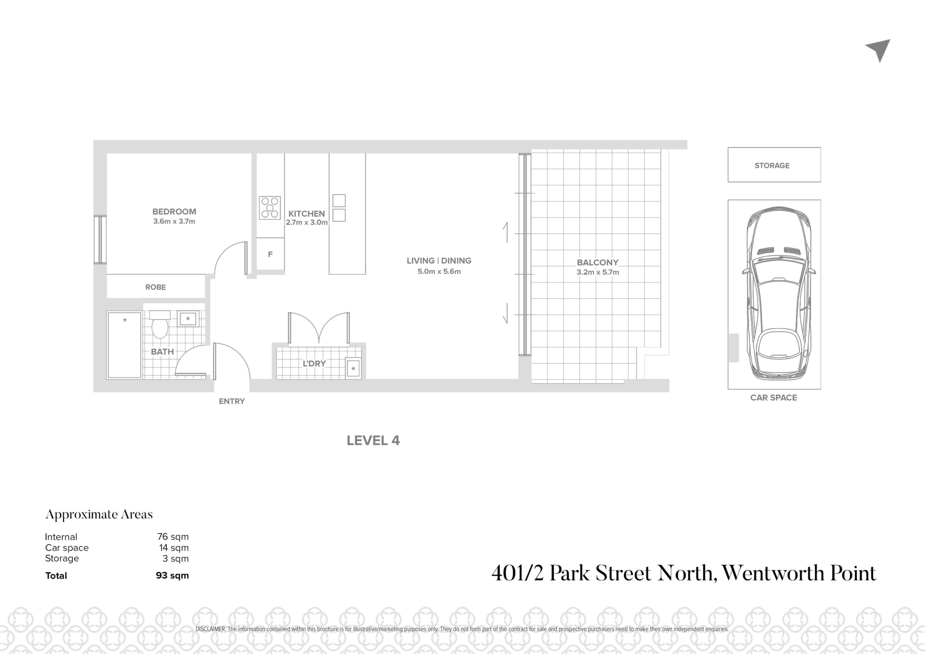 401/2 Park Street North, Wentworth Point Sold by Chidiac Realty - floorplan