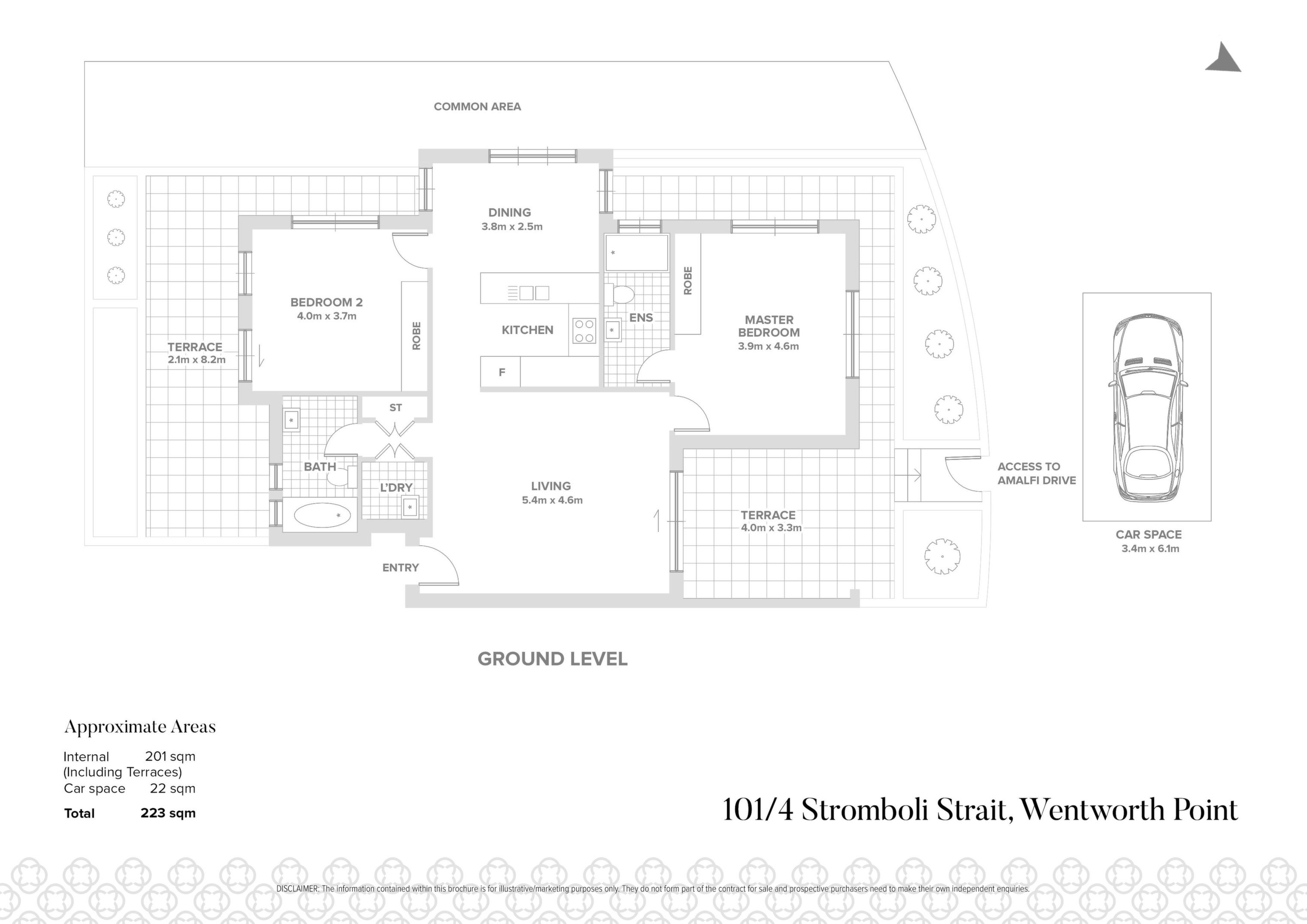 101/4 Stromboli Strait, Wentworth Point Sold by Chidiac Realty - floorplan
