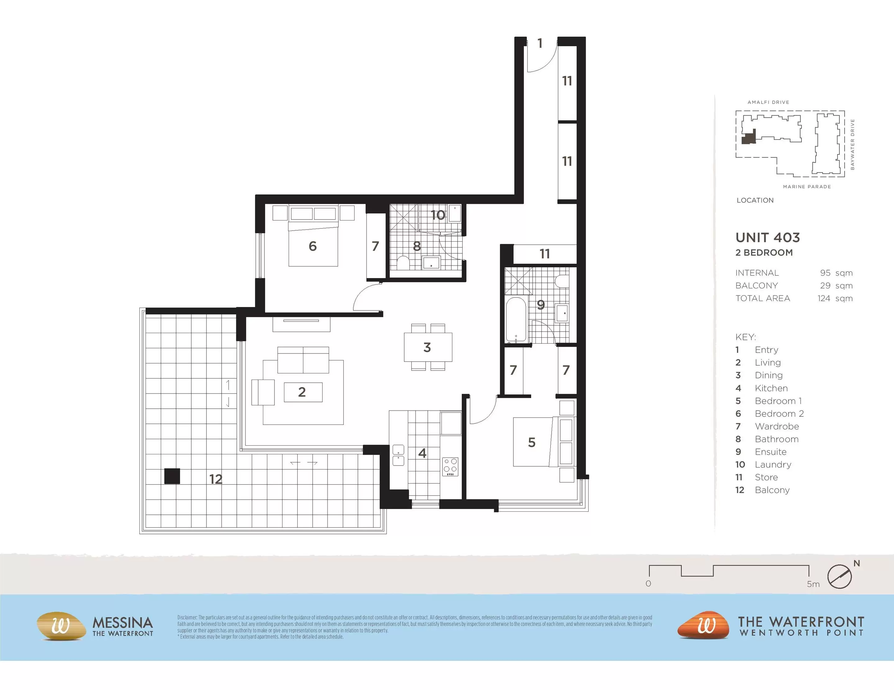 403/46 Amalfi Drive, Wentworth Point Leased by Chidiac Realty - floorplan