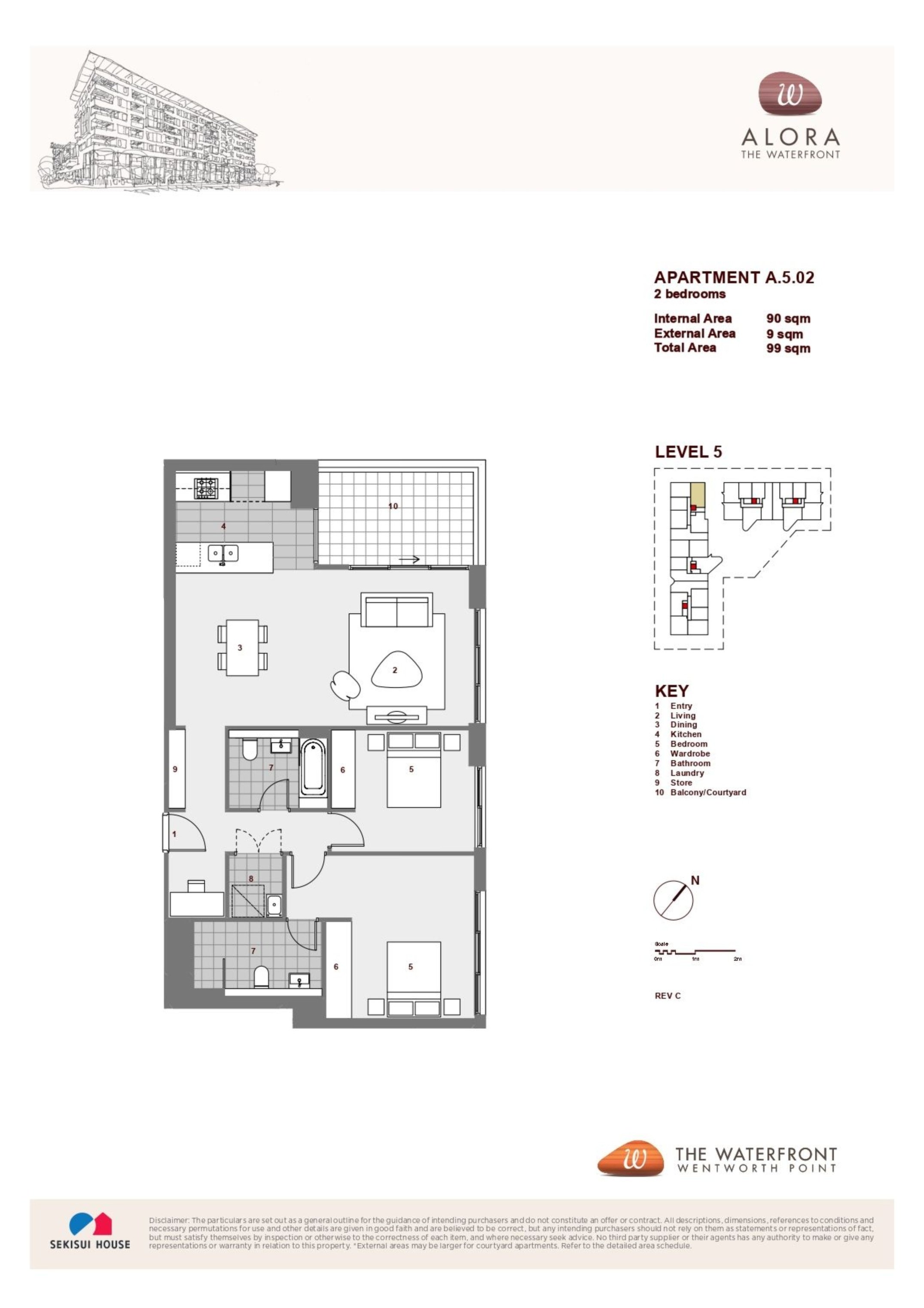 502/9 Baywater Drive, Wentworth Point Sold by Chidiac Realty - floorplan